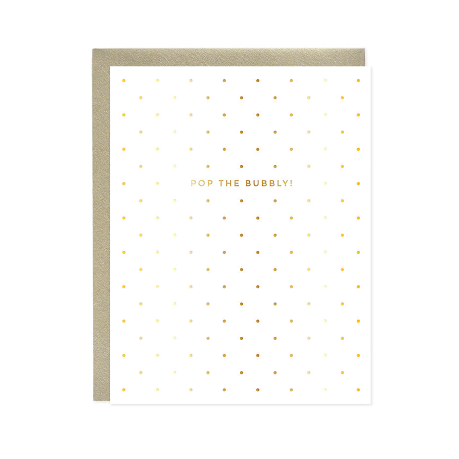 Pop the Bubbly Card